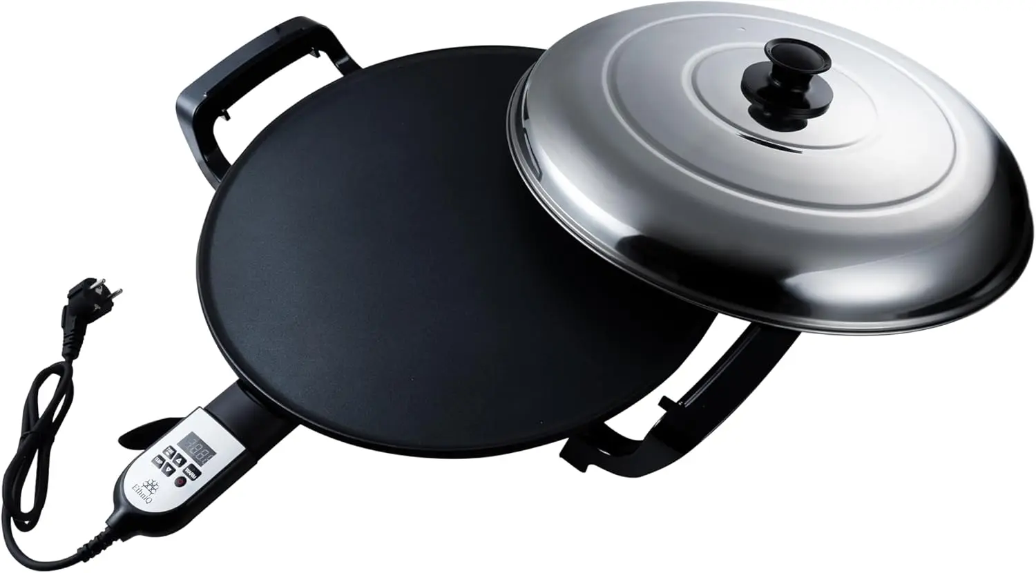 

18.5" Electric Griddle for Ethiopian Injera, Somalian Anjero, Crepe, Lefse, Mogogo, Mitad, Pancake Teff Injera Maker