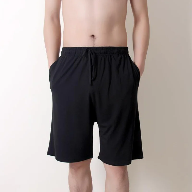 2026 Large Size Men's Modal Shorts Casual Home Loose Man Five-Point Pants Thin Home Men Shorts For Male Pajama Short Pants