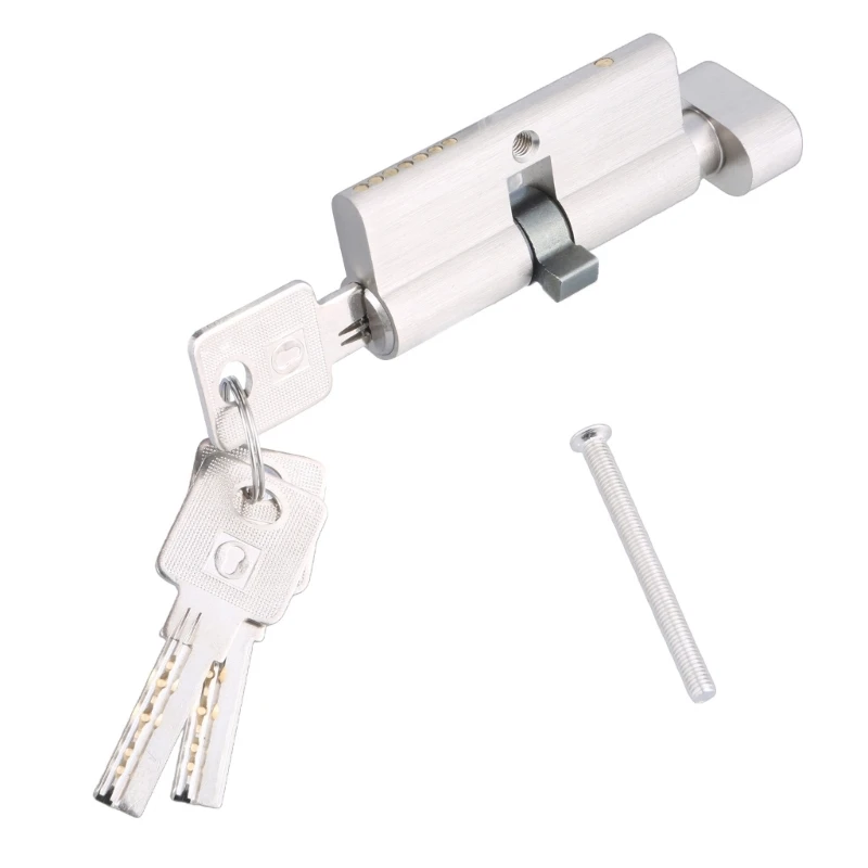 Knobbed Cylinder Lock Alloy Door Lock Enhances Security Door Cylinder Protective House Door Lock for Residential Gates