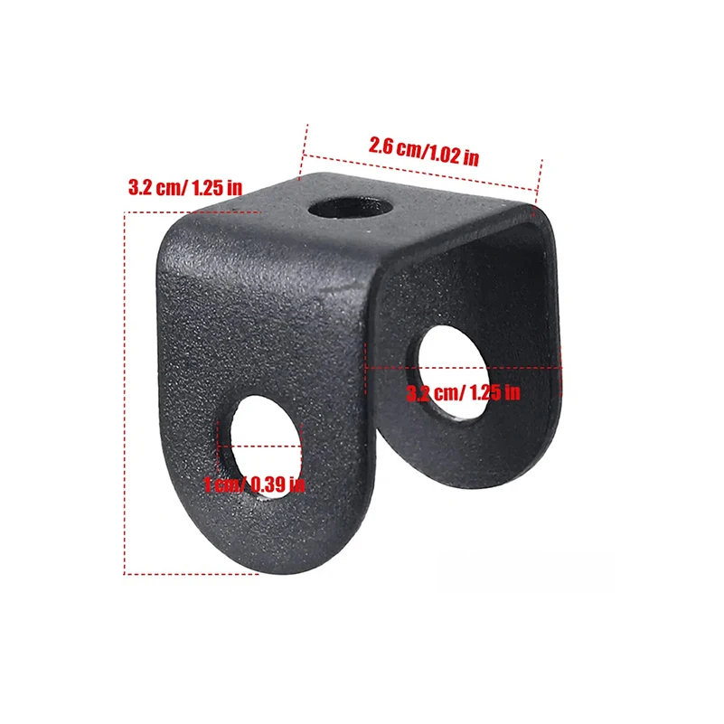 Rear shock absorber groove ear frame suitable for UTV kart off-road vehicle rear shock absorber groove ear frame