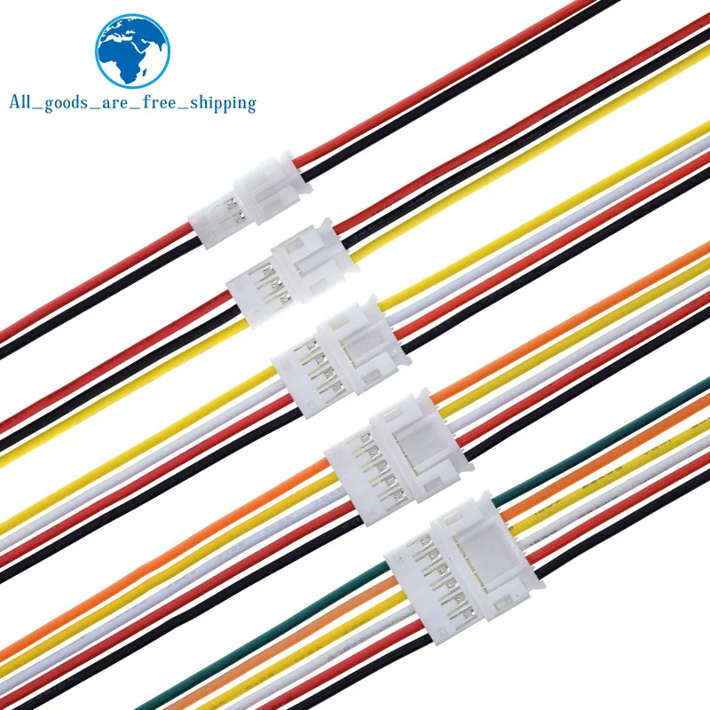 TZT 10 шт. 5 пар Micro JST PH 2,0 2P 3P 4P 5P 6PIN штекер-мама с проволочными кабелями 20 см + 20 см для Arduino MP3 TZT 10 шт. 5 пар Micro JST PH 2,0 2P 3P 4P 5P 6PIN штекер-мама с проволочными кабелями 20 см + 20 см для Arduino MP3