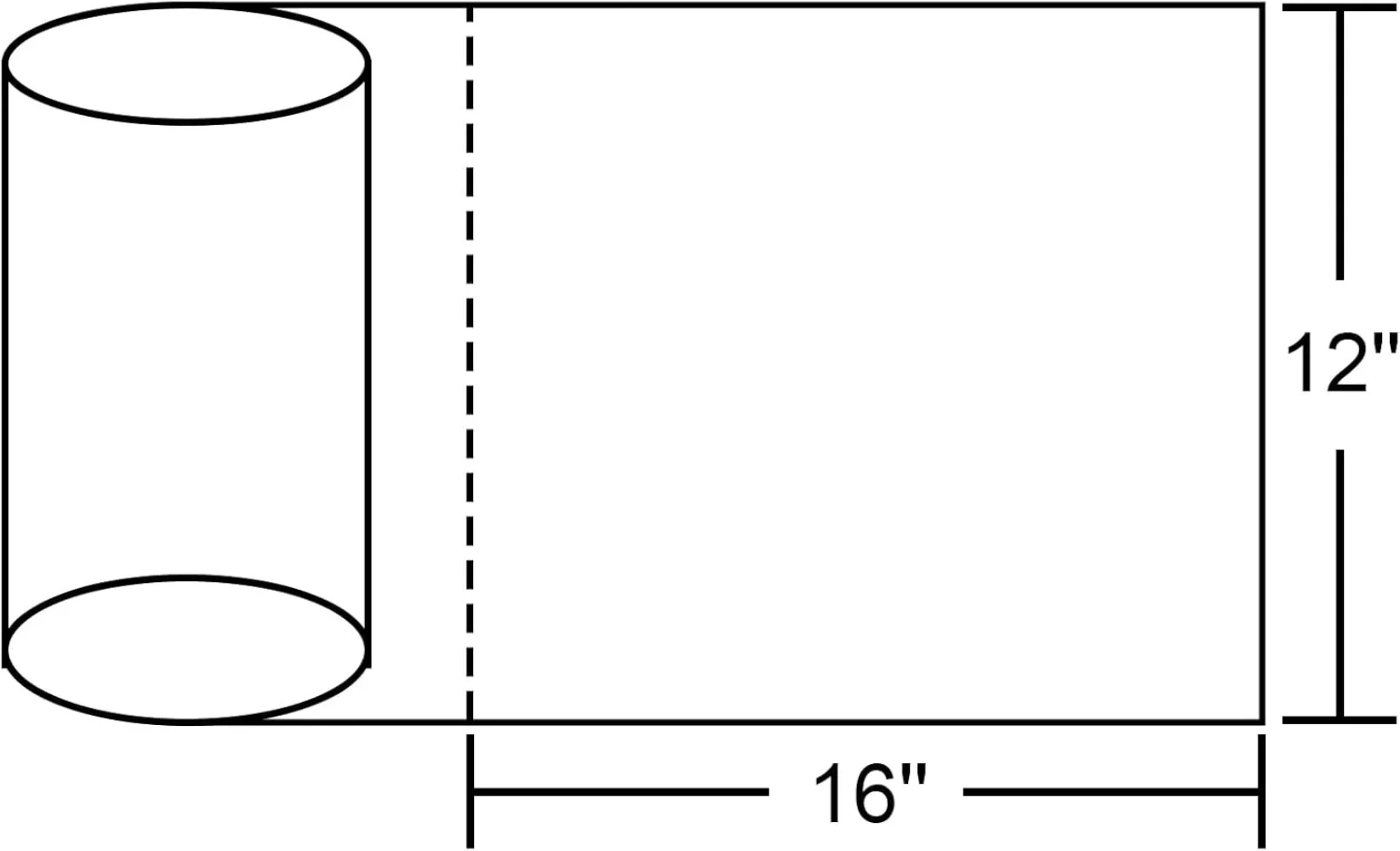 12x16 Plastic Produce Bags on a Roll - Clear Plastic Bags for Food, Vegetable, Fruits, Bread, 350 Bags/roll (12''x16'',10 Rolls)