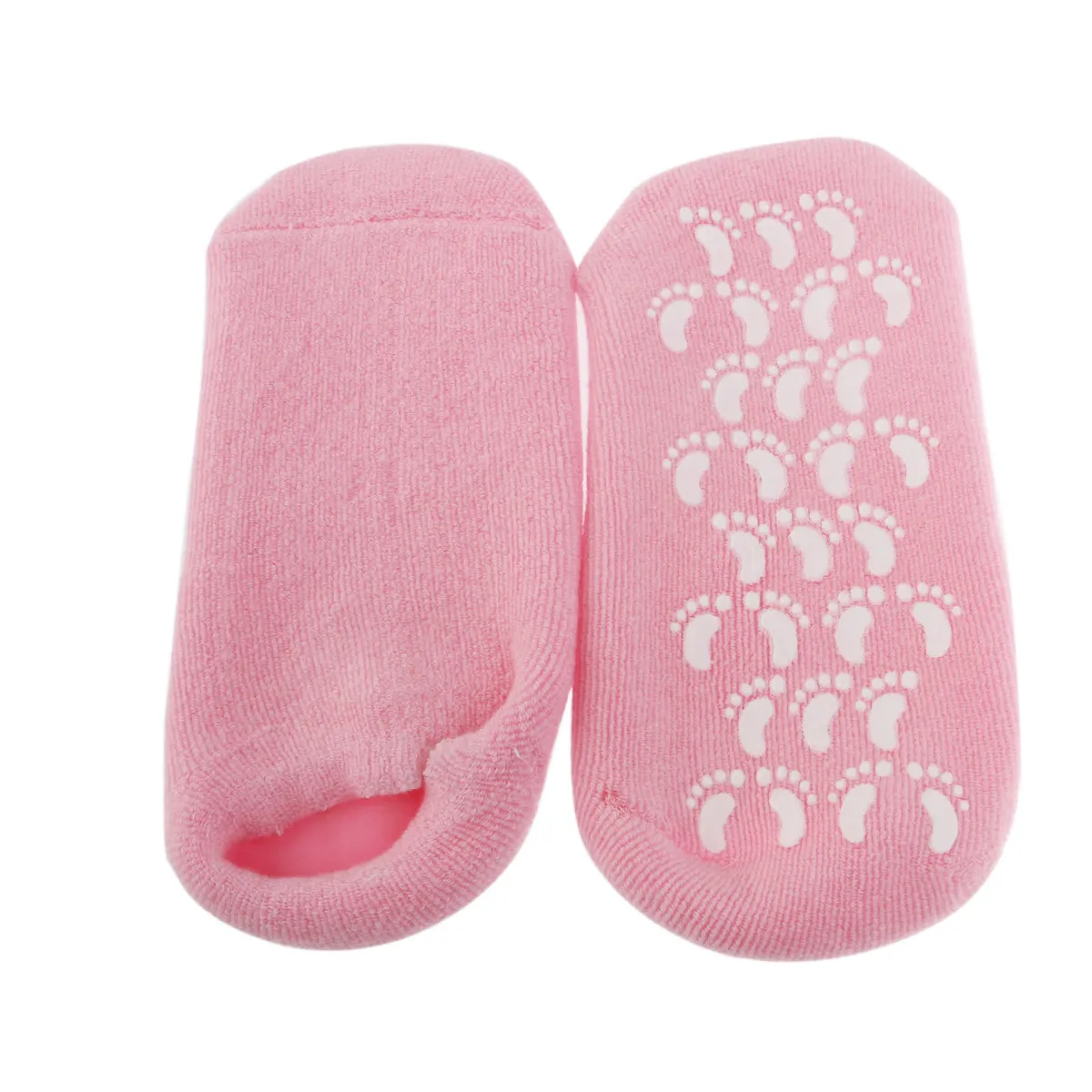 Spa Gel Socks and Gloves Set for Moisturizing Skin Treatment Unisex Beauty Care Soft Cotton Spandex Tpr Lining with