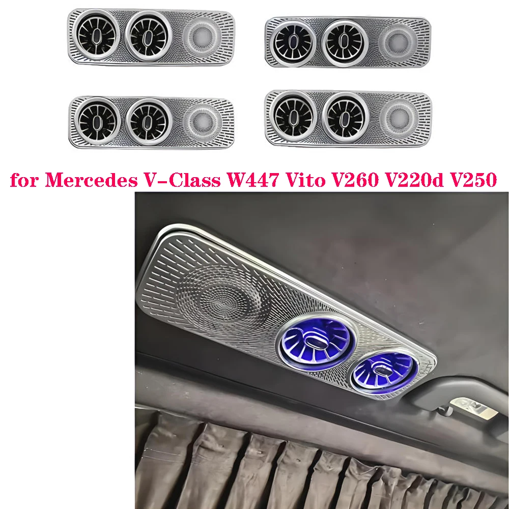 Roof AC Vent for Mercedes V-Class W447 Vito V260 V220d V250  | Ceiling Air Nozzle ABS+Metal