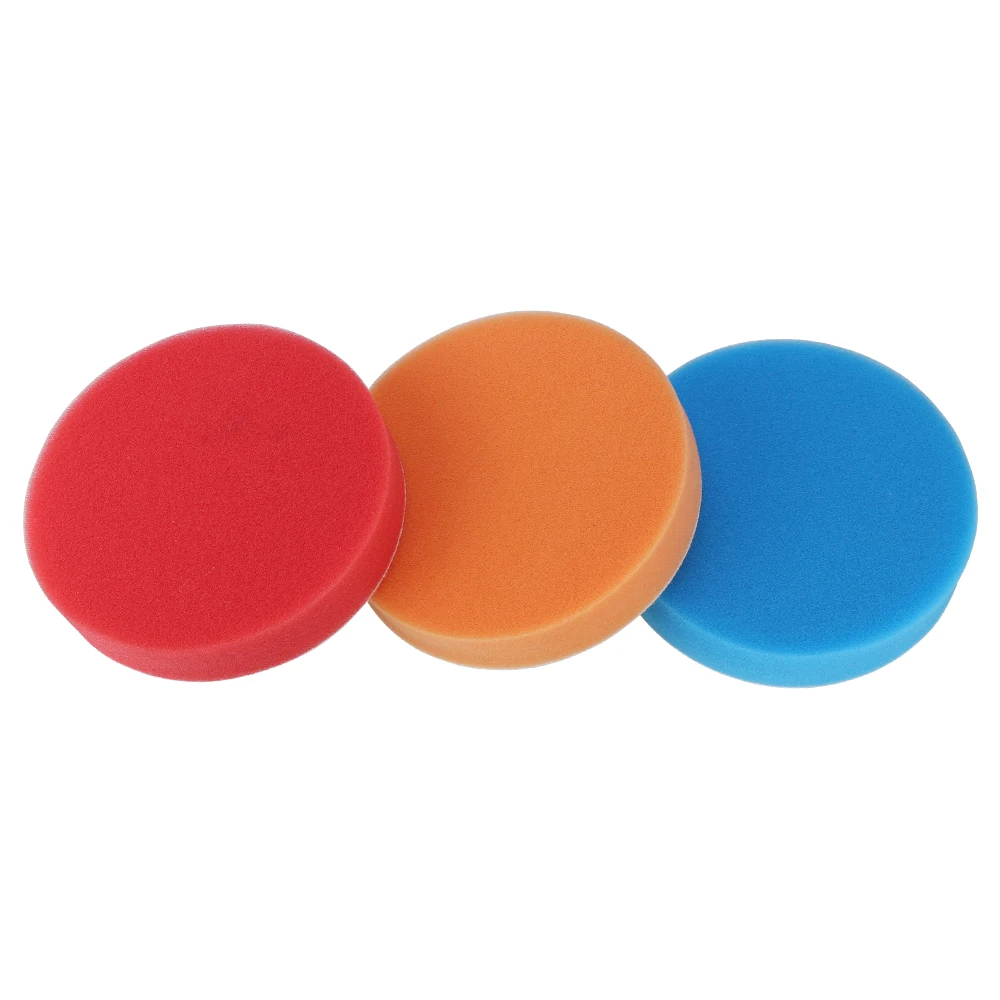 Kit per lucidatura per auto di bellezza automatica 9cs 125mm - Lucidatore in spugna Strumento per ceratura pulita con tamponi per lucidatura durevoli per lucidatura del veicolo Clea