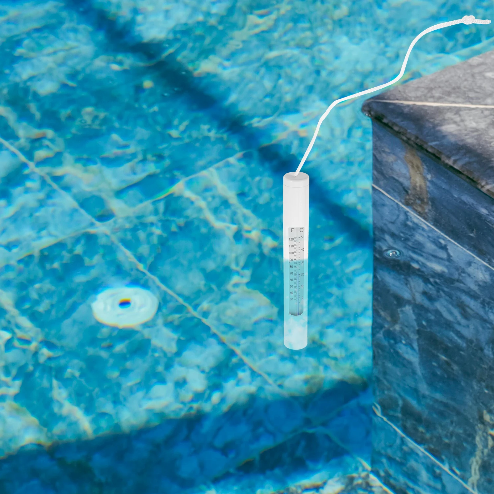 

Pool Thermometer Sinking Type Thermometer Water Temperature Measuring Tool For Indoor Swimming Pools Spas Aquarium Outdoor Ponds