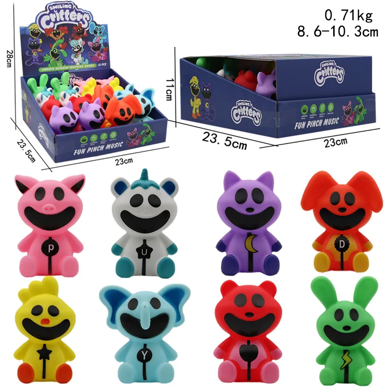 Anime nachtmerrie critters Lachende Critters Figuras Hoofdstuk Catnap Catnat Game Figures 3-5 inches PVC Model speelgoed set Kids Geschenken