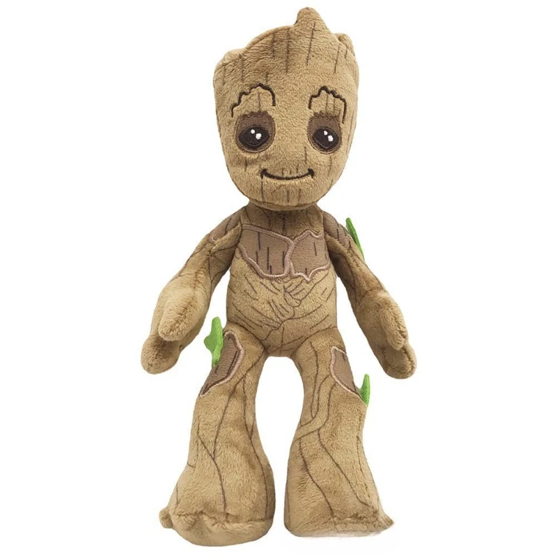Image of 30CM Marvel Guardians of The Galaxy Baby Tree Man Groot Plüschtier Kawaii Groot Stofftierpuppe Geburtstagsgeschenk