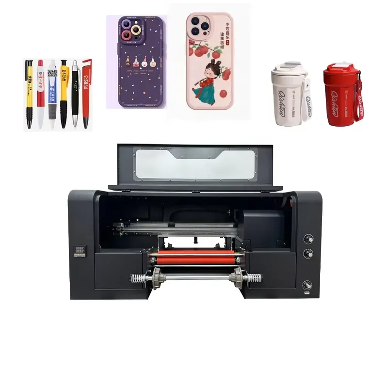 DTF UV Printer with Dual Printheads XP600 or TX800 Roll to Roll
