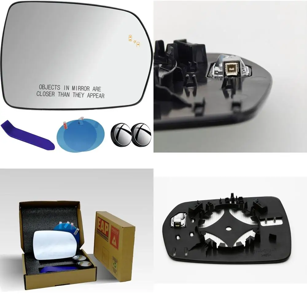 

Heated Passenger Side Mirror Glass for Ford Edge 2020-2024 with Blind Spot Detection, Compatible KT4Z17K707A/B