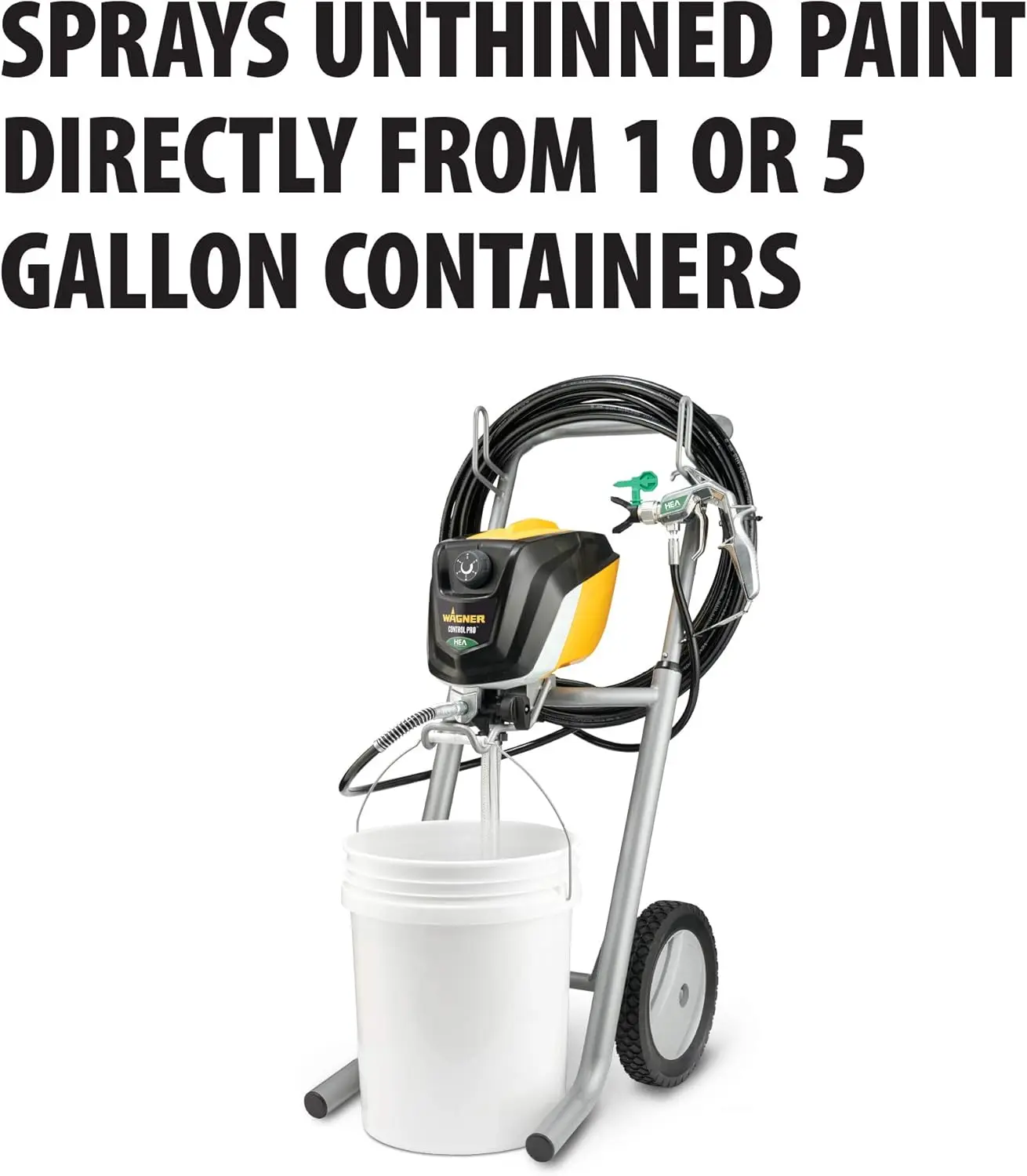 580559 Control Pro 190 Cart Paint Sprayer, High Efficiency Airless Sprayer with Low