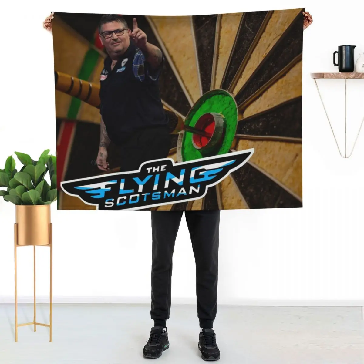 

Gary Anderson The Flying Scotsman Throw Blanket Soft Breathable Blanket for Night Sleeping