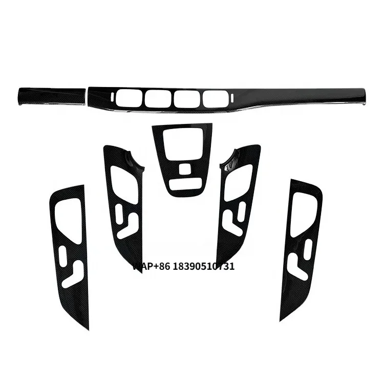 

Car Interior Trims Dry Carbon Fiber Center Console Cover Dashboard Trim for GLE C167