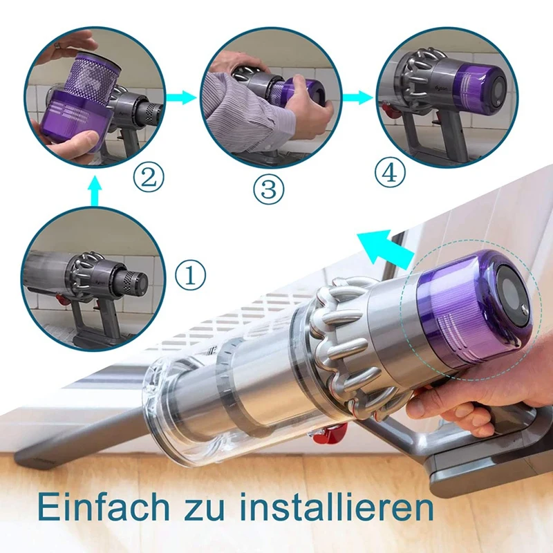 다이슨 V11 SV14 앱솔루트 진공 청소기 교체용 헤파 필터, 세척 가능 필터, 가정용 부품 액세서리