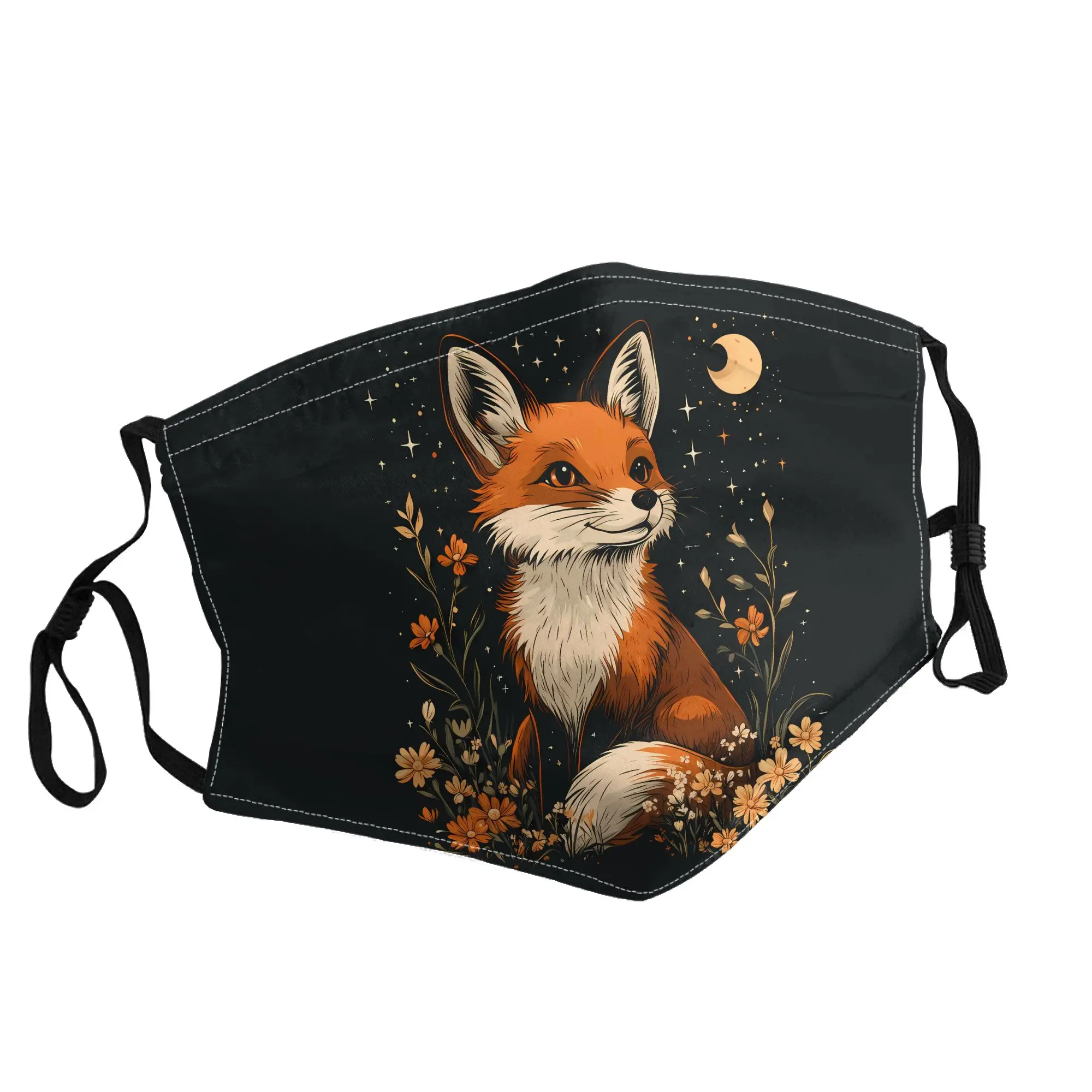 mascara-fox-unissex-para-moda-ao-ar-livre-estampada
