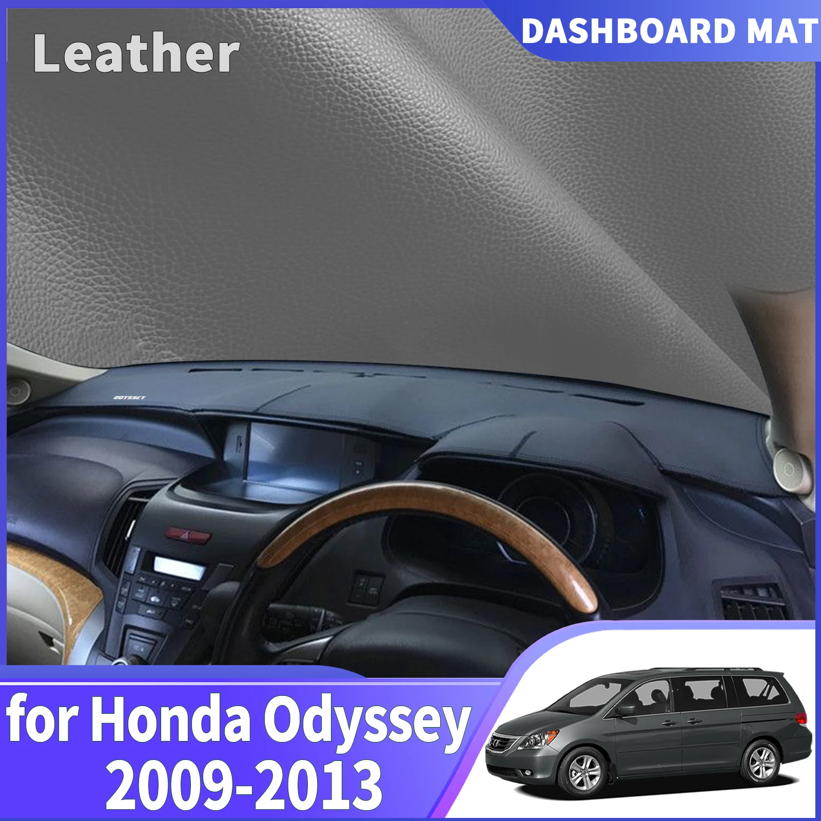 

fit for Honda Odyssey 2009 2010 2011 2012 2013 DashMat Sunshade Dashmat Dashboard Cover Pad Protective Carpet Car Accessories