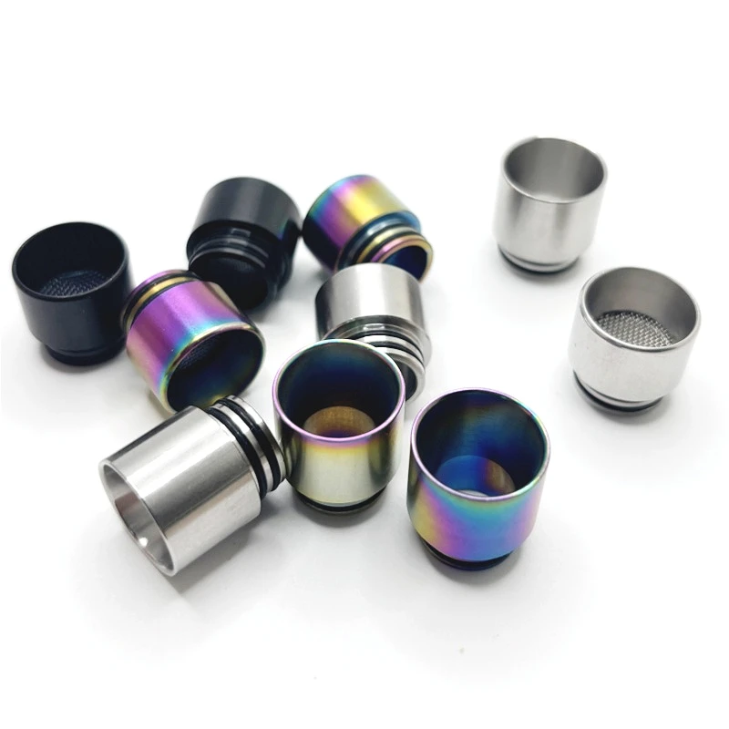 810 Stainless Steel Drip Nozzle with Filter Screen - Anti-Oil Spitting Straw Joint for RDA/RTA  E-Cigarette Accessory