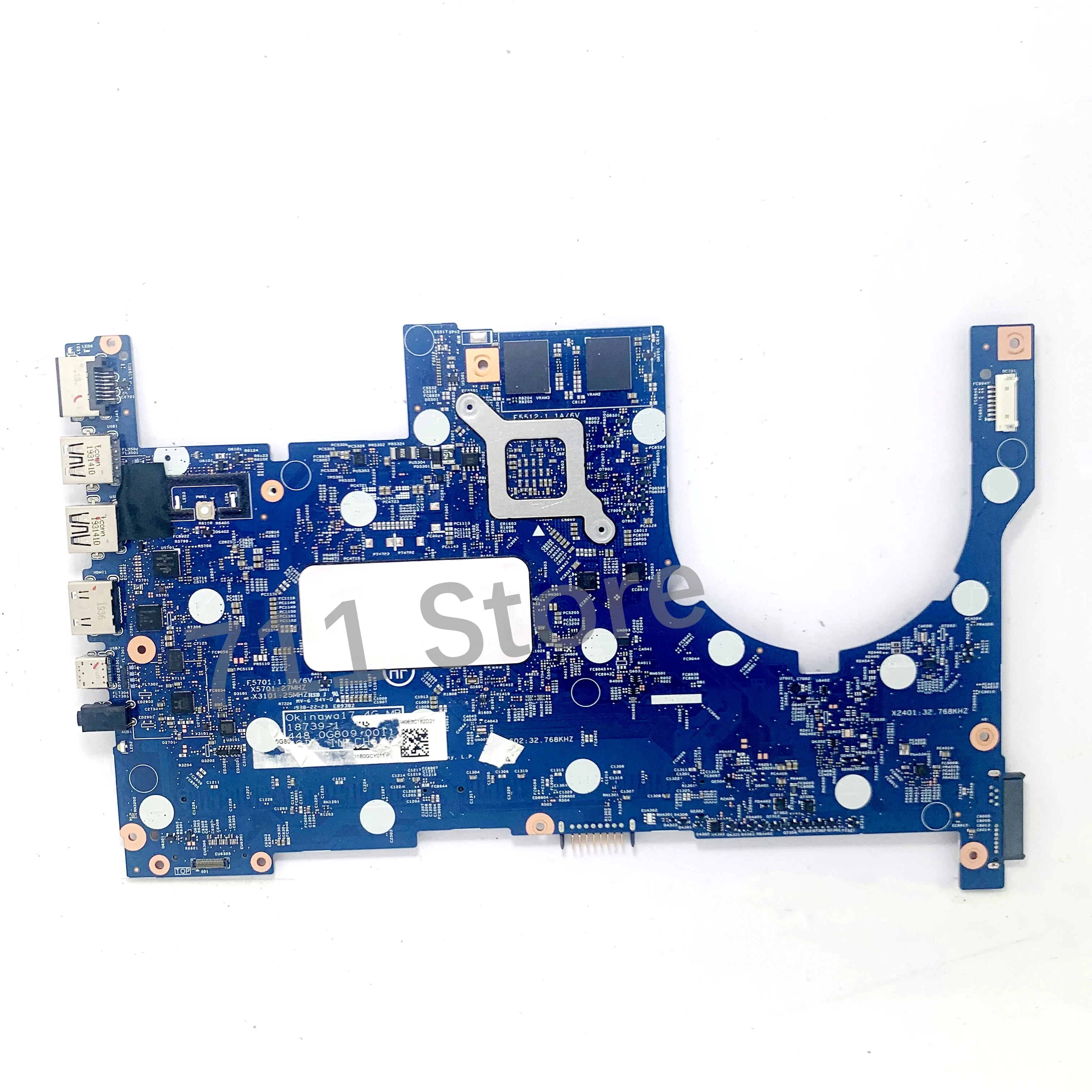 448.0G809.0011 18739-1 Mainboard For HP Envy 17-CE 17T-CE Laptop Motherboard W/ SRGKW I7-10510U CPU N17S-G2-A1 MX250 100% Tested