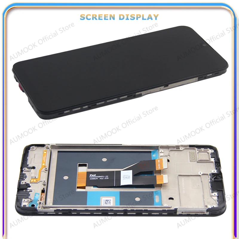 Wyświetlacz IPS LCD do Oppo Realme C11 2021 RMX2001 C21 RMX3201, ekran dotykowy z digitizerem i ramką, 6.52 cala, część zamienna do naprawy LCD — zdjęcie produktu 4