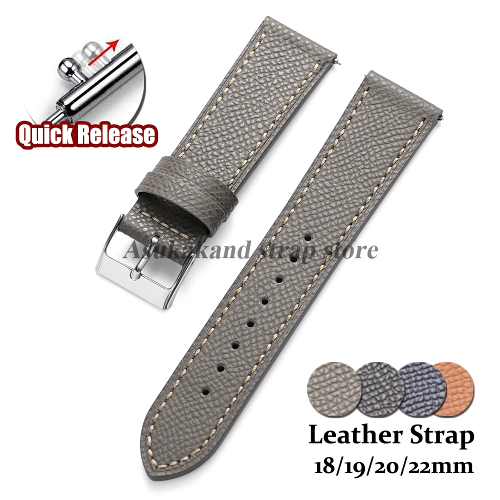 Pulseira de Couro Vintage em Couro Bovino 19mm 18mm 20mm 22mm para Samsung Galaxy Watch 7 6 5 4, Pulseira Macia e Respirável para Braceletes Omega