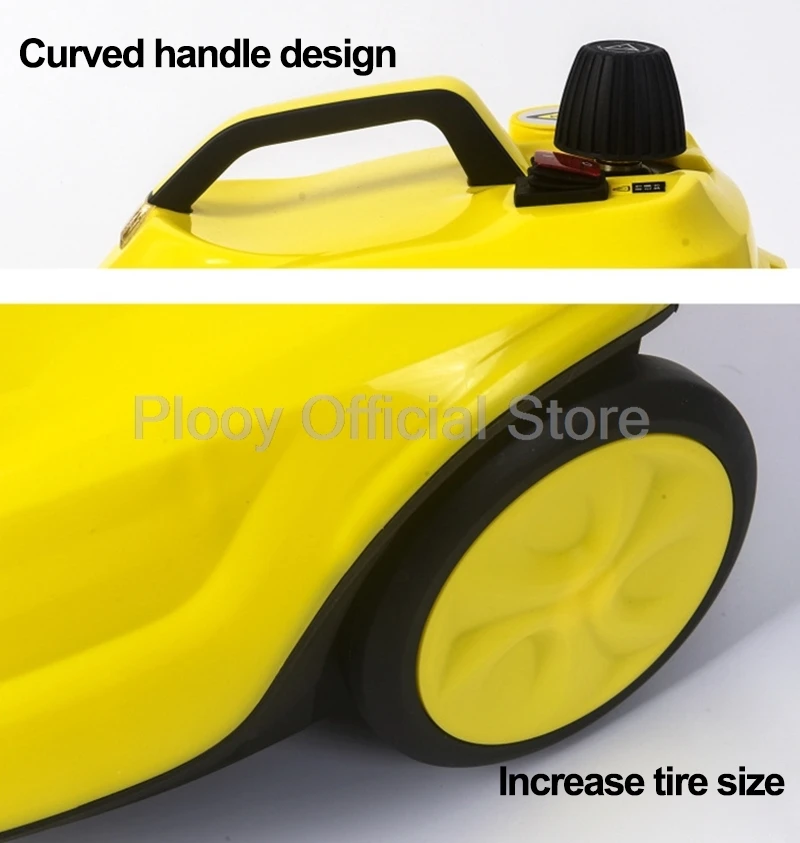 220V Steam Cleaner 2000W High Pressure and Temperature Handhled Portable Car Washer Machine for Home Kitchen Bathroom Cleaning