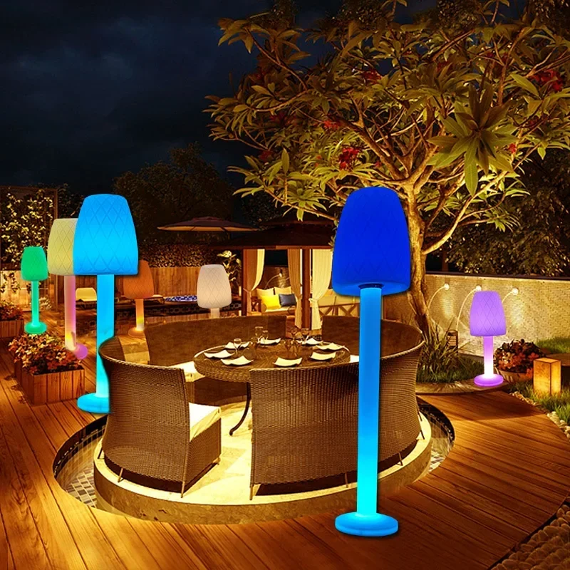 Modern remote-controlled indoor lighting, waterproof and luminous furniture, shopping malls, outdoor gardens,