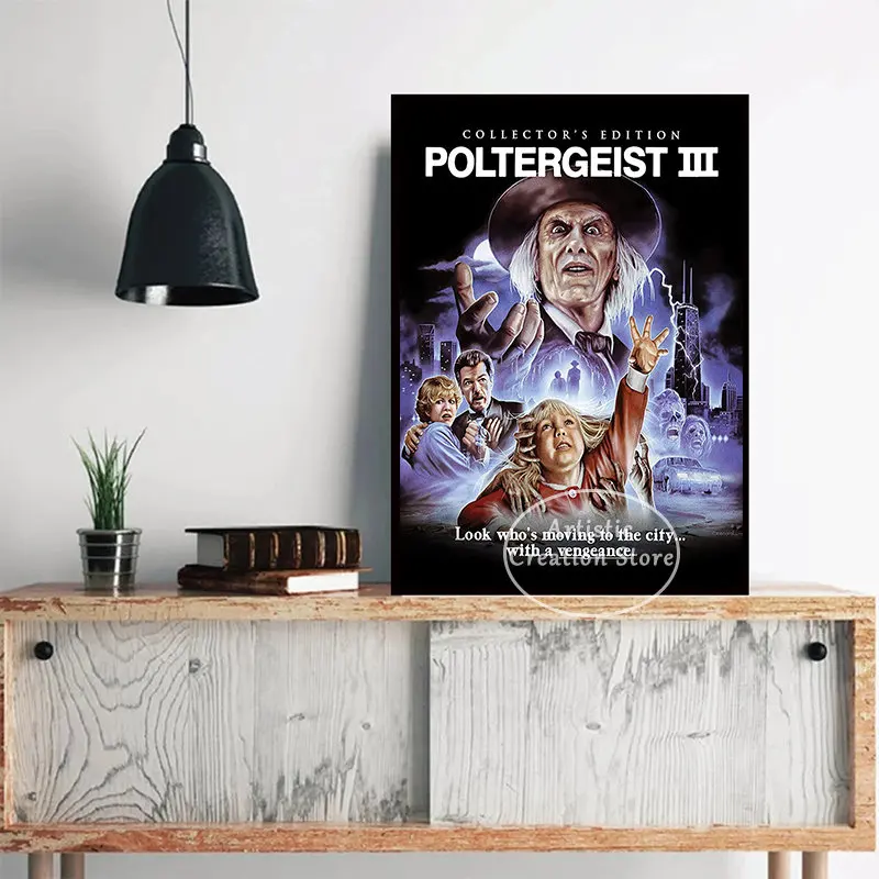 Poltergeist Movie Poster Horror Classic Film Canvas Painting Pictures for Bedroom Club Wall Art Home Decor Cuadros Decorativos