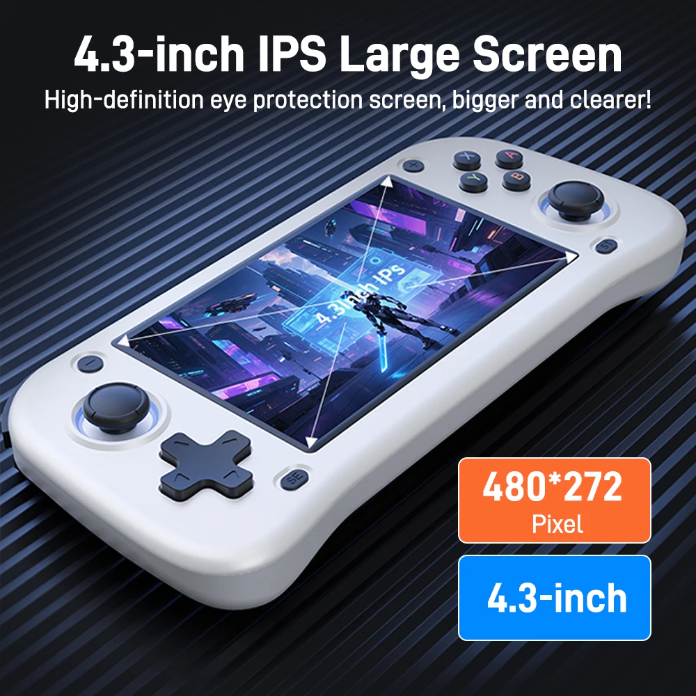 G28 Retro Game Console With 21000+Retro Games RK3128&DDR3 4GB Multiplayer Retro Game Handheld For FC/GBA/PS1/PSP 4.3''IPS Screen