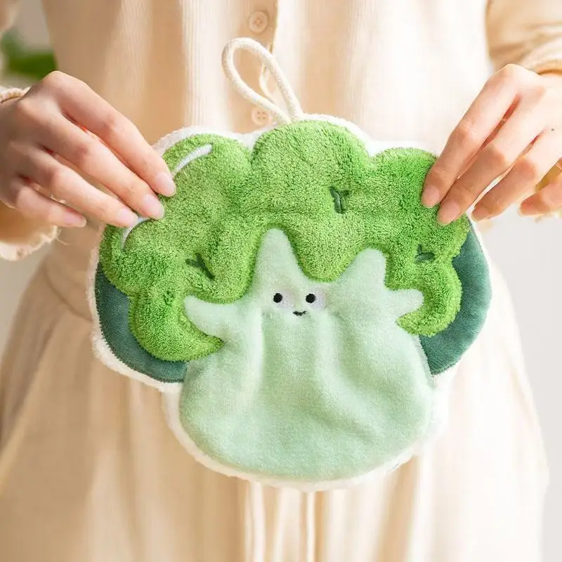 

Coral Fleece Hand Towel Cute Cartoon Plush Lanyard Multi-functional Absorbent Towels Wipe Handkerchief Rag Cleaning Cloth