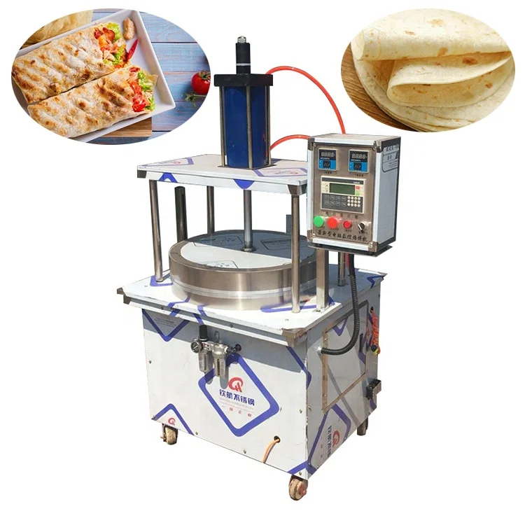 Electric Automatic Pie Flat Bread Press Forming Making Machine Flat Bread Pancake Press Machinery