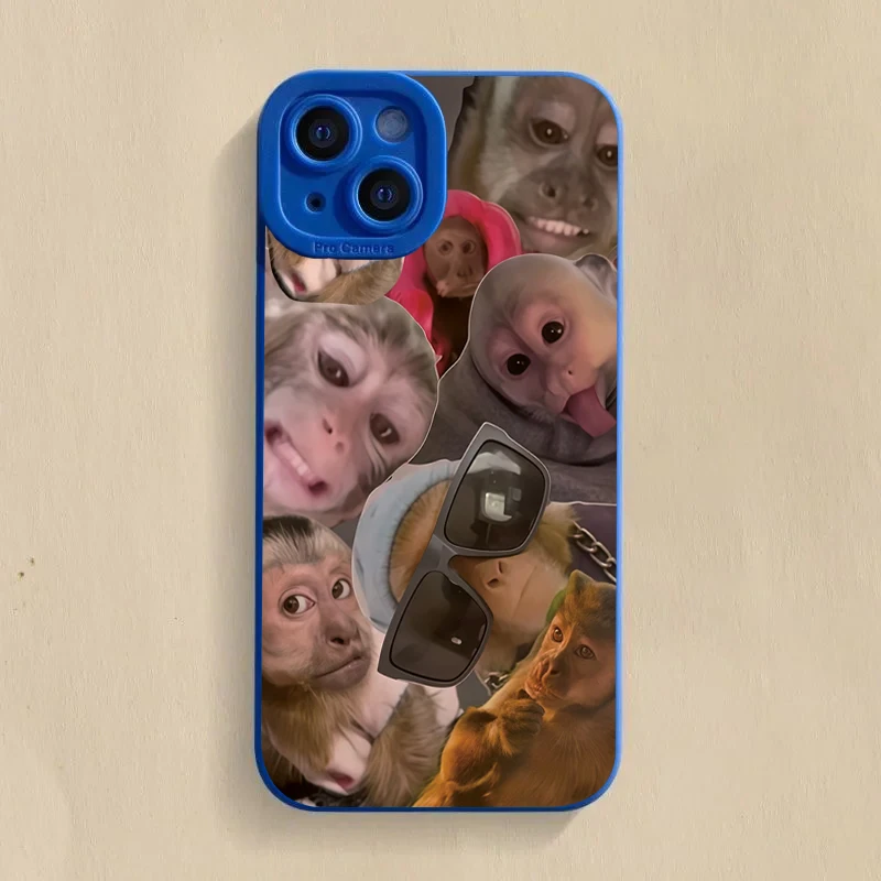 Funny Monkey Phone Case For Samsung Galaxy A16 A06 A26 A54 A32 A33 A34 A56 S25 S24 S23 S22 S21 Ultra Plus FE Silicone Soft Cover view 6
