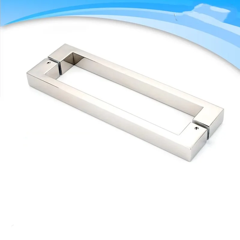 

Shower room accessories, glass door handle, sliding door handle, stainless steel square tube, 300mm pull handle(LQ58D)