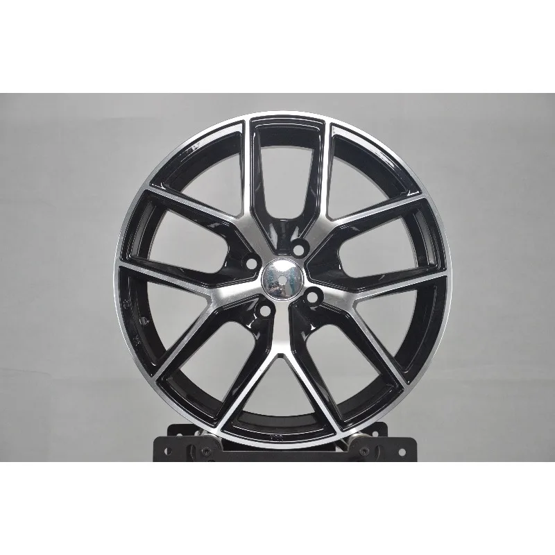【2026】.Factory Wholesale Two-Tone Black Machined Wheels 17 Inch 4x100 5x1120 For Compact & Mid-Size Sport Sedans Aluminum Alloy 