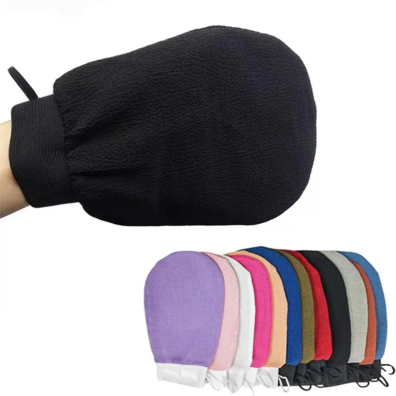 1 Piece Double Sided Hammam Scrub Mitt Magic Peeling Glove Exfoliating Tan Removal Mitt Second Pieces  discount