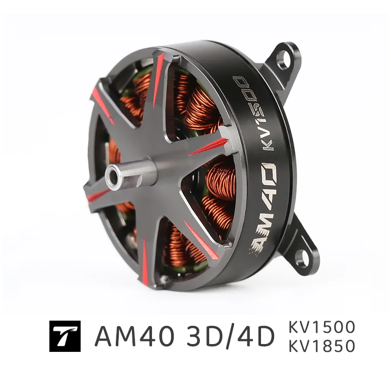 AM40 F3P 3D/4D T-MOTORKV1500 KV1850 AM Series Brushless Motor2-3S Indoor Plane Power motor to match F3P 3D and 4D propeller