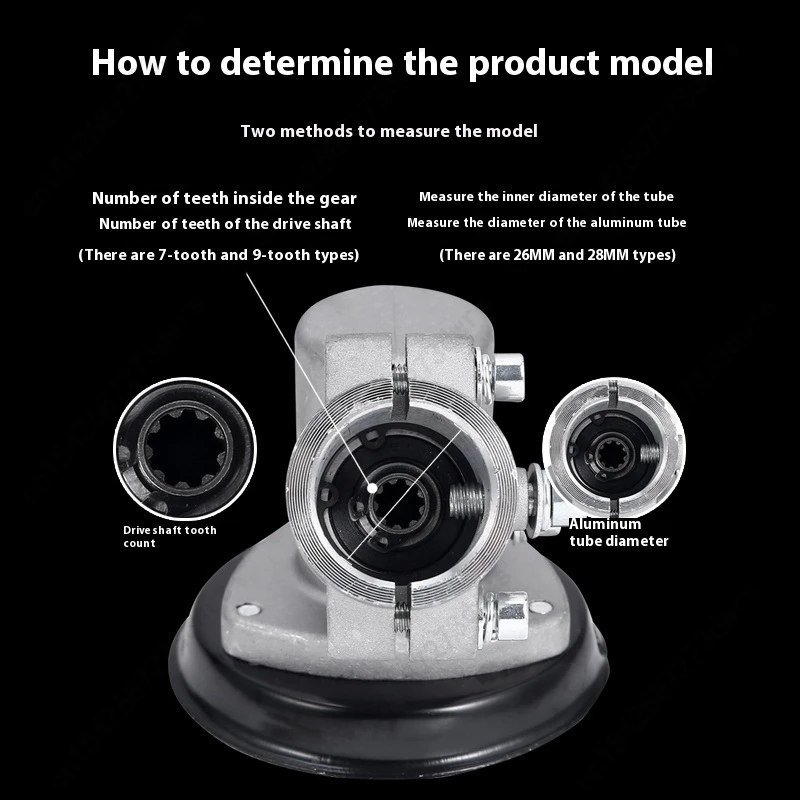 Lawn Mower Working Head Universal Imported Original Lawn Mower Working Head Gear Box Cutter Head Brush Cutter Accessories