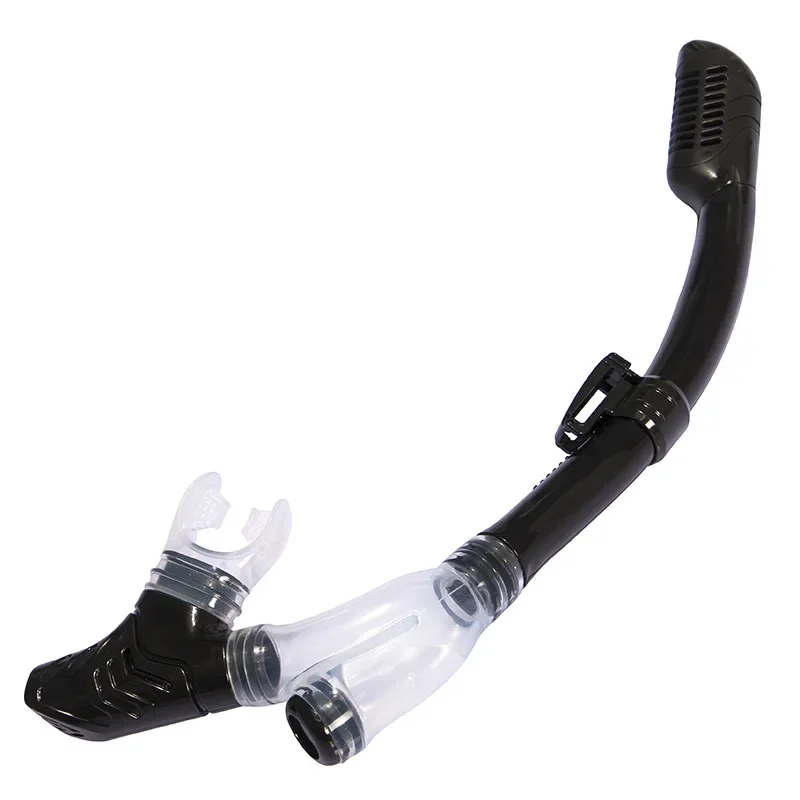 Water and gas separation full dry breathing tube/silicone tee snorkeling tube