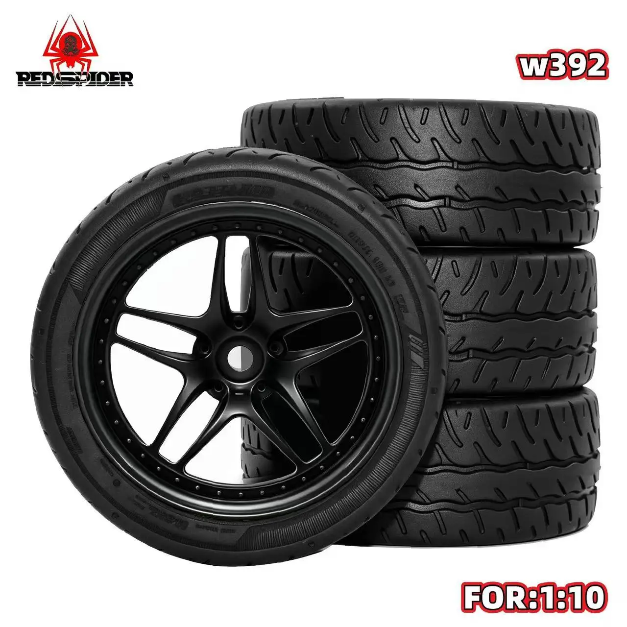 4pcs 70mm on-road tire racing tire rally  Car Tyre Wheel for Tamiya TT01 TT02 XV01 PTG-2 Kyosho HPI HSP