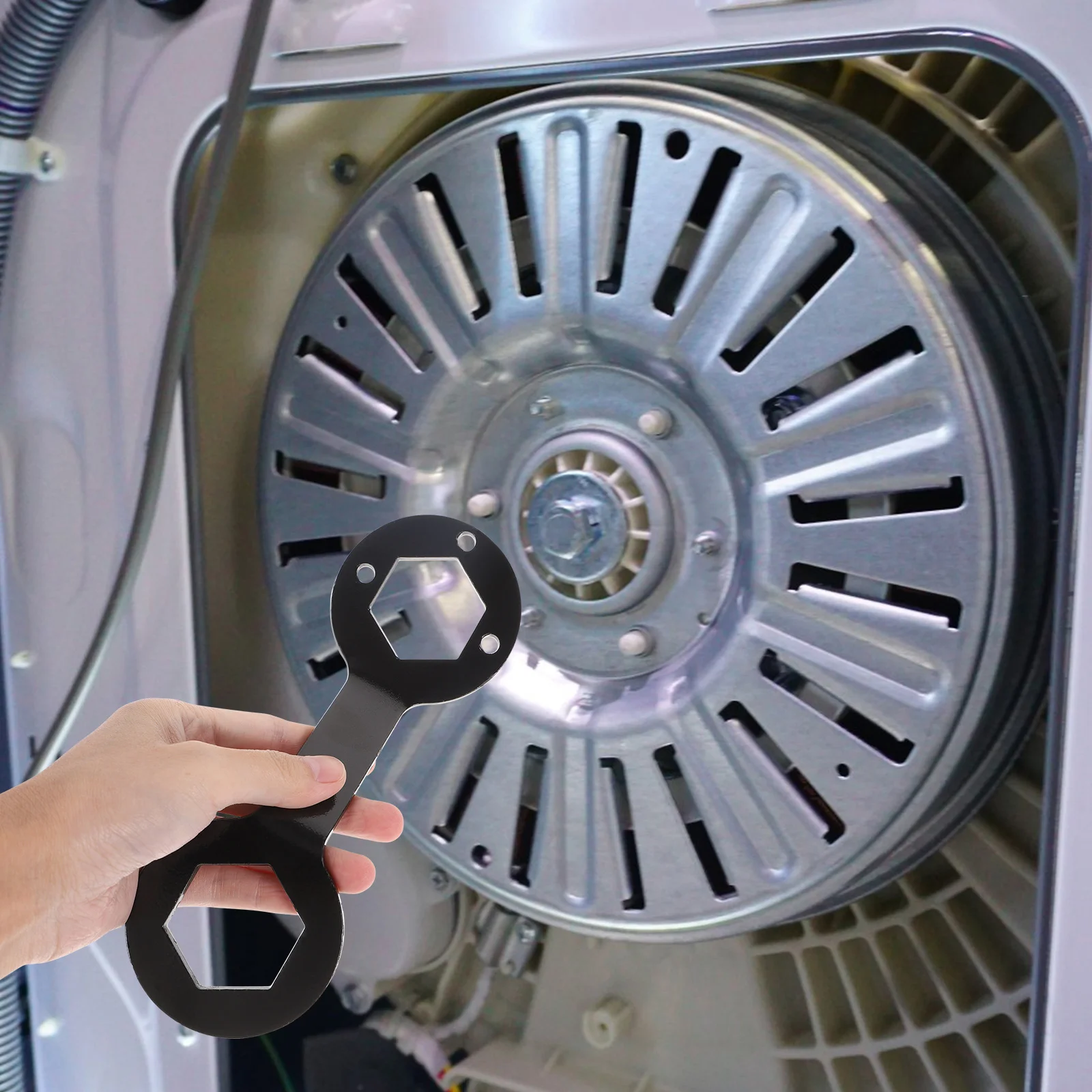 

Washing Machine 36mm 38mm Wrench High Temperature Quenching Toughness Double Ended Screw Nut Disassembly Tool Spanner Wrench