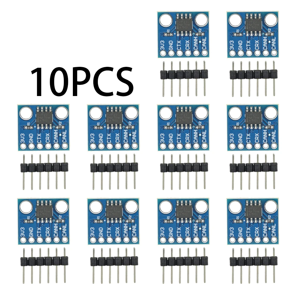 1–10 Stück SN65HVD230 CAN-Bus-Transceiver-Modul – 3,3 V, 1 Mbit/s, für Arduino ESP32 STM32 CAN 2.0B