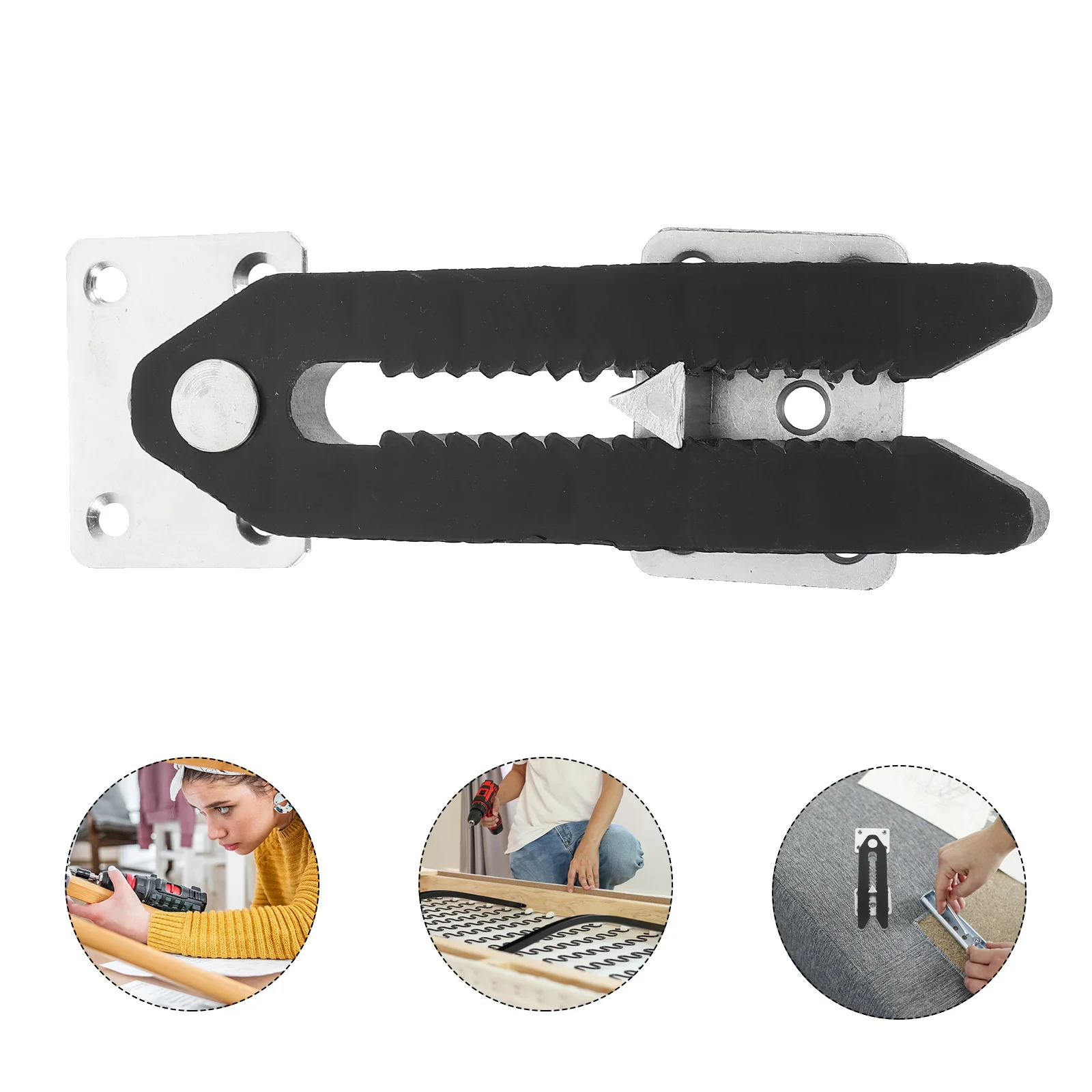 1pc sofá conector fixador seccional sofá jacaré braçadeiras resistente móveis conjunta snap aço linker bloqueio