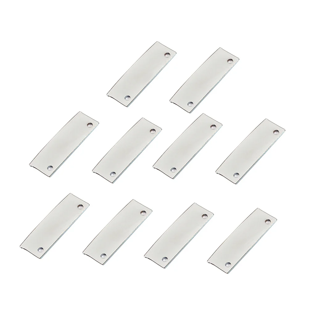 

10 PCS/ Pickup Iron Piece Rail Blade Metal Accessories Humbucker Blades Truck Guitar