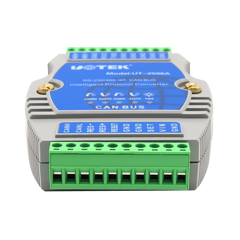 

Конвертер RS232 RS485 в CAN BUS Адаптер протокола CAN 2.0 с защитой от электростатического разряда 15 кВ UT-2506A
