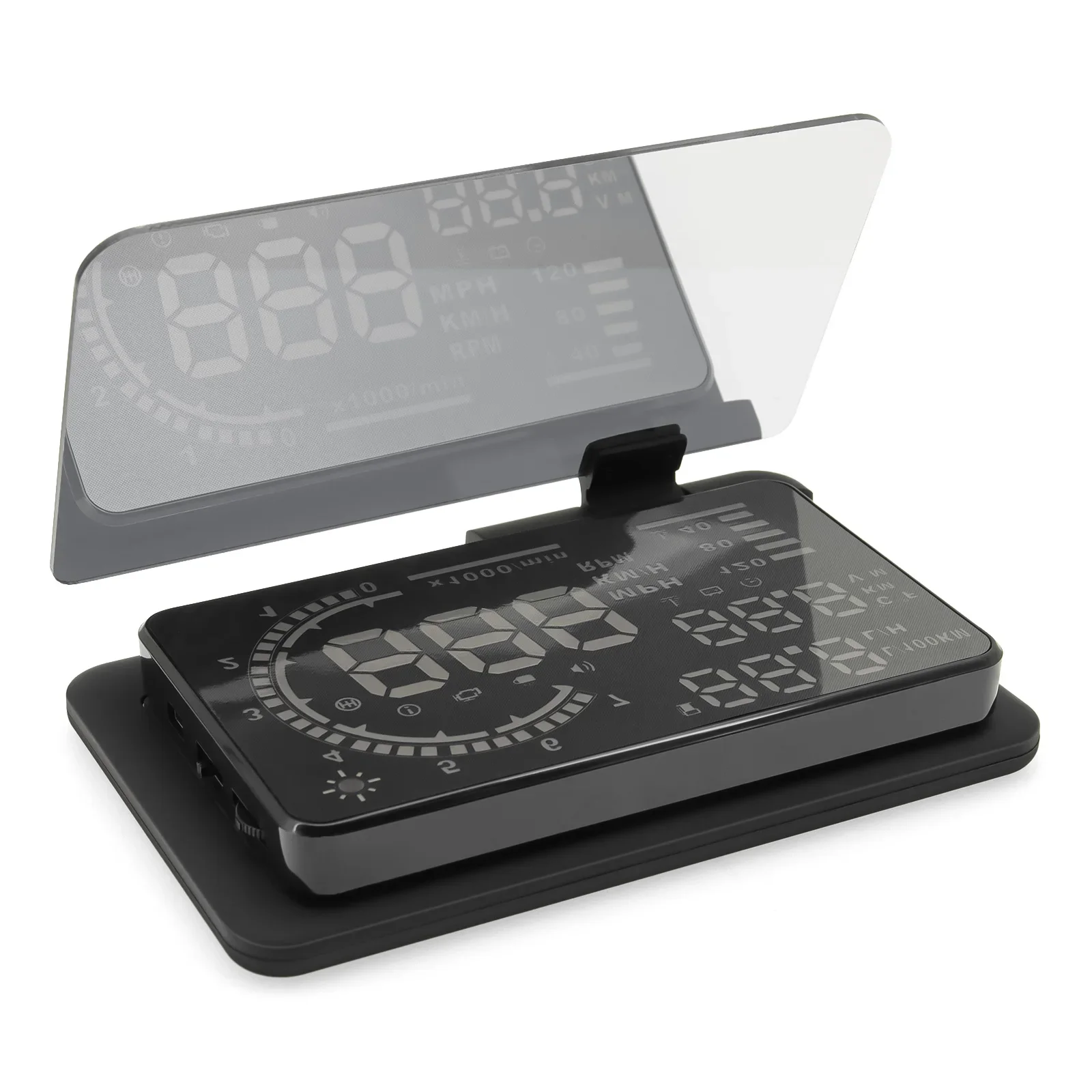 Windschutzscheiben-Projektor Smartphone-Halterung Display Head-Up-Display Wiederverwendbare Auto-Handyhalterung + HD-Bildreflexion – Detail 16