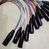 12 方法 3PIN XLR オス XLR/6.5 ミリメートル 6.35 ミリメートルメスプロフェッショナルマルチメディアマイクステージ信号パフォーマンスポータブルケーブルオーディオ 3