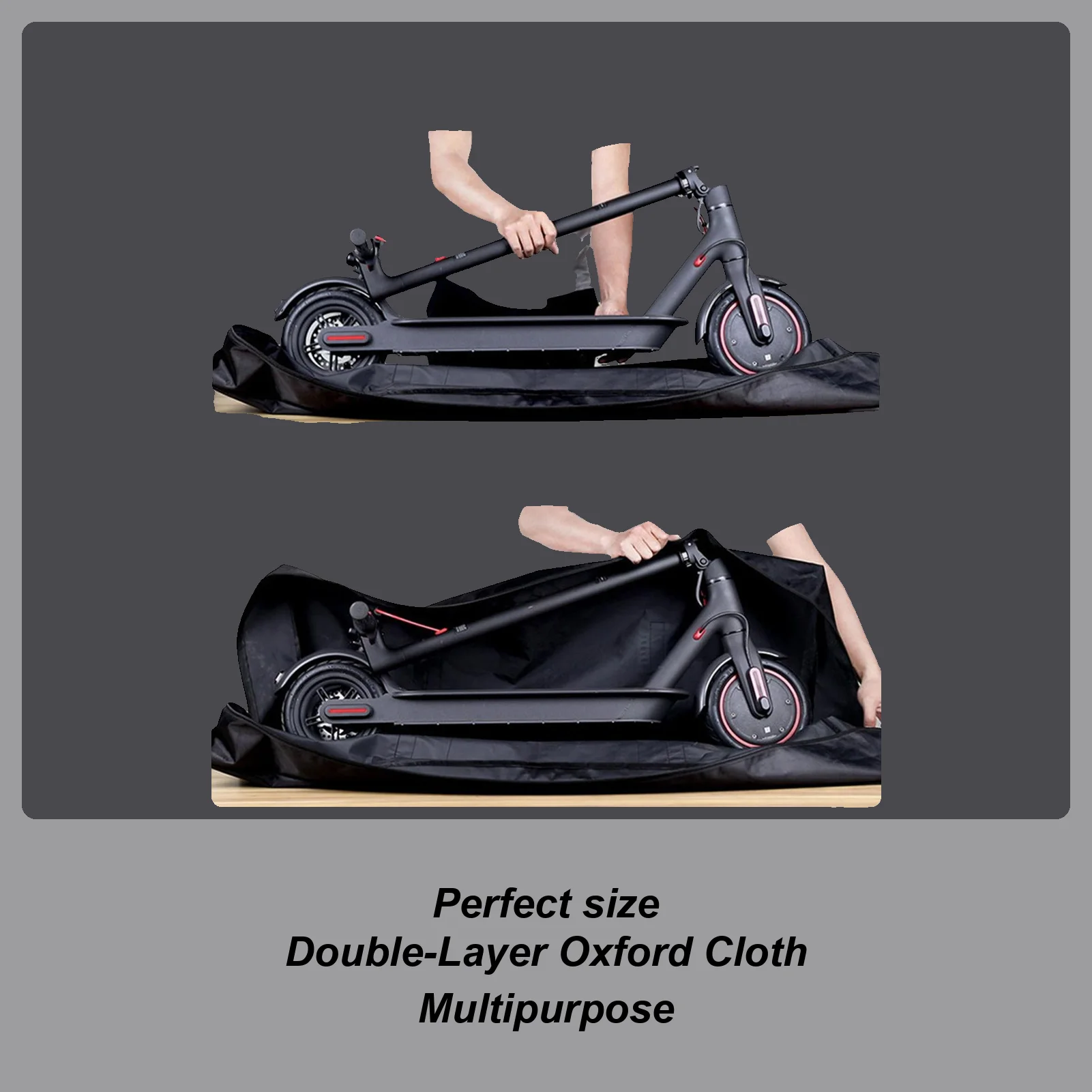 

Складная сумка для переноски электрического скутера, водонепроницаемая сумка для хранения электронного скутера, Оксфордская сумка для переноски скейтборда, пылезащитная для M365