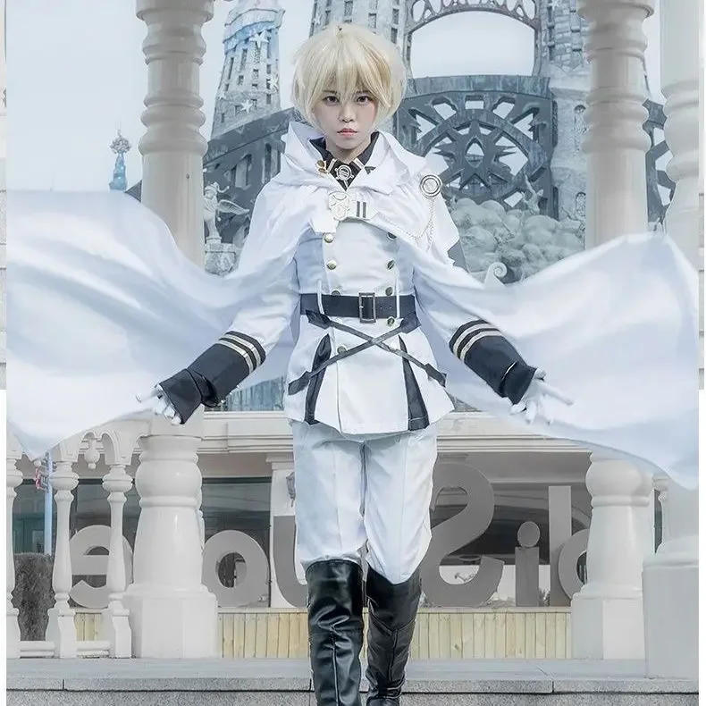 

Mikaela Hyakuya Cosplay Costume Seraph of The End Suit Handsome Uniform Halloween Carnival Suit Fancy Outfits