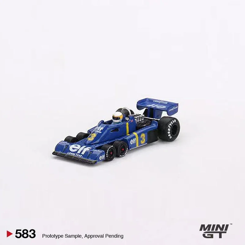 MINI GT 1:64 Model Car Tyrrell P34 #3 Jody Scheckter 1976 Swedish GP Winner & #4 Patrick Depailler GP 2nd Place