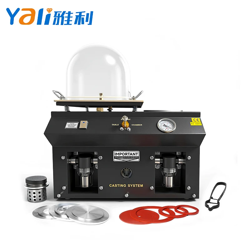 

2- 6L Small Conjoined Vacuum Casting Machine for Casting Gold Silver Jewelry Casting Equipment