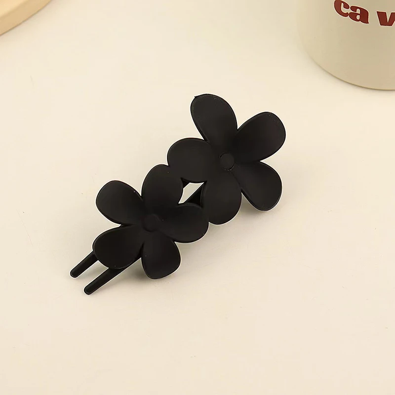 Fashion Flower Shape Hair Claw Clips Girls Frosted Hair Clip Duckbill Clip Cute Headwear Barrettes Hairpins Headwear Accessories